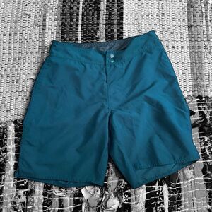 ZARA size small men’s Teal Casual Shorts athletic / swimwear / trunks unlined